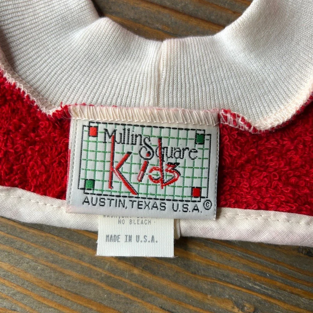 Vintage Christmas Baby Bibs Set Santa Angel Teddy Bear Terry‎ Cloth